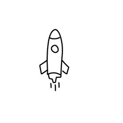 rocket outline icon