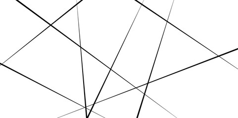 Black and white background for your designs.. Modern, contemporary art-like illustration. Abstract background with random lines