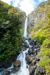 Devils Punchbowl Waterfall - New Zealand