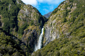 Devils Punchbowl Waterfall - New Zealand