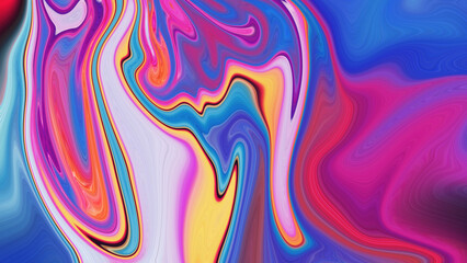 4K Abstract blend of colors background. contemporary texture with blur. mesh with a fluid gradient. abstract background with waves. bright, fluid color flow.