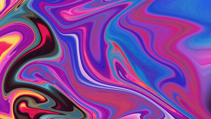 4K Abstract blend of colors background. contemporary texture with blur. mesh with a fluid gradient. abstract background with waves. bright, fluid color flow.