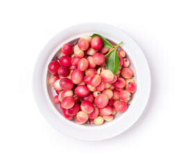 Carissa carandas in bowl