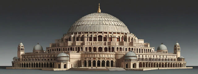 Fototapeta premium Detailed illustrations of architectural marvels from around the world, emphasizing their unique designs and historical significance 