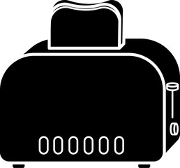 Bread toaster vector illustration