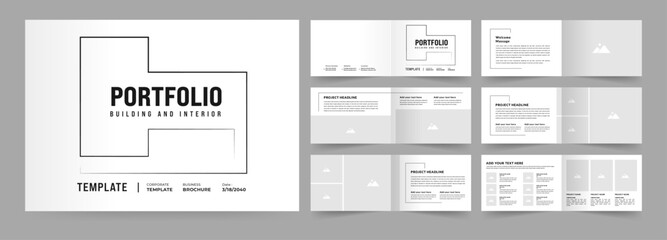 Landscape architecture Portfolio Brochure Template