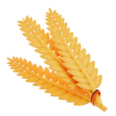 3d illustration of rice 