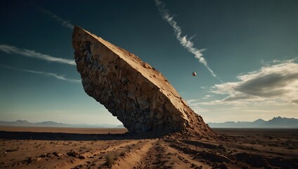 A surreal landscape where gravity reverses at unpredictable intervals ai_generated