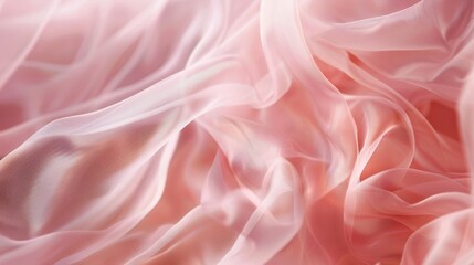 Soft billowing swaths of fabric gracefully dancing in a gentle breeze.