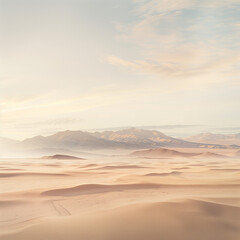 Naklejka premium empty desert