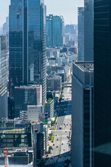 Obraz premium 日本橋 上空からの眺め 都市風景