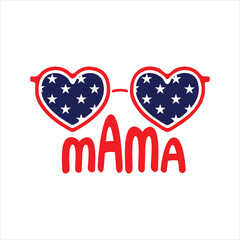 American Mama lettering Design Graphic by Trendy typography
