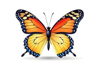 Fototapeta premium butterfly isolated on white