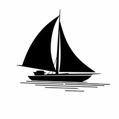 yacht on the sea boat