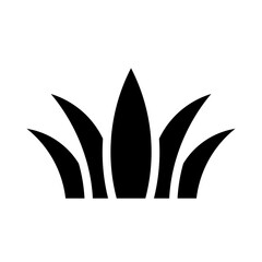Obraz premium icon grass glyph