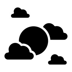 icon cloud glyph