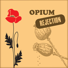 Poster Opium rejection