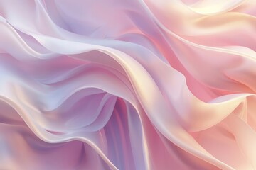 Obraz premium Abstract Background, a 3D abstract background showcasing flowing organic shapes in soft pastel hues, with intricate textures and gentle curves