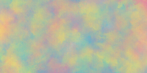pastel watercolor paper textured illustration with splashes, splashes and stains for presentation and cover, Colorful and acrylic Rainbow, Creative paint gradients multicolor watercolor background.