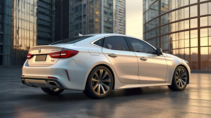 car isolated background ganrative.ai