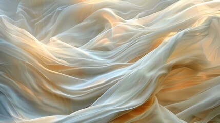 Fototapeta premium The tapestrys movements are fluid and graceful as if choreographed to a beautiful symphony.