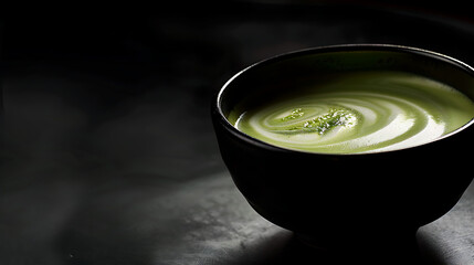 Dark and Moody Matcha Tea