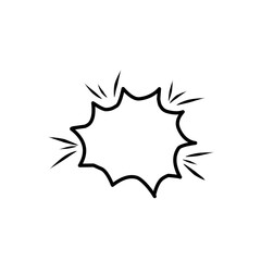 speech bubble line icon