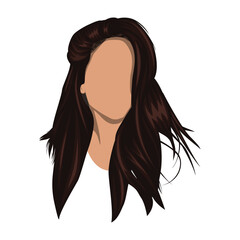 Women's Hair and Beauty Vector Illustration