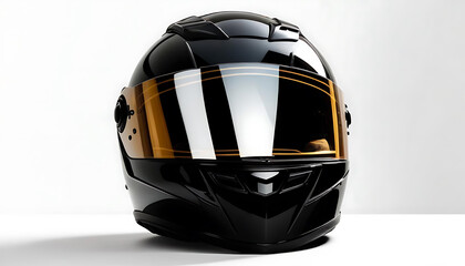 black and white helmet