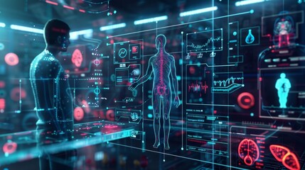 A diabetic patient tracks their sugar levels and insulin intake through a connected app which automatically syncs with their doctors office through 5G.