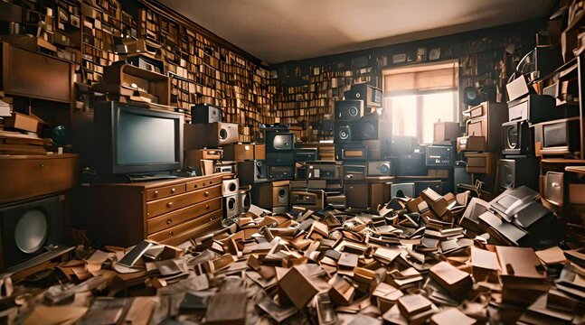 Hoarding disorder room