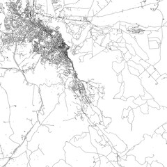 3D illustration of city and urban in Milan Italy