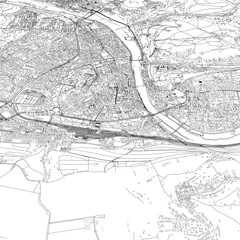 Naklejka premium 3D illustration of city and urban in Wurzburg Germany