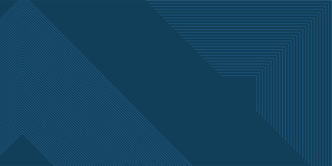 Fototapeta premium Dark blue background. Modern line stripes curve abstract presentation background. Luxury paper cut background.
