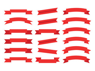 Eps Vintage Banner Ribbon Clipart Vector. Ribbons banner. Ribbon elements. Starburst label. Vintage. Modern simple ribbons collection. Vector illustration.