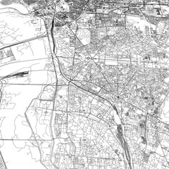 Fototapeta premium 3D illustration of city and urban in New Delhi India