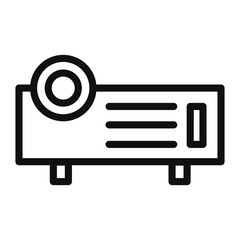 Presentation Projector Icon Ideal for Office and Cinema Themes