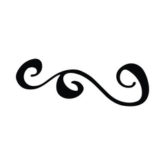 Vintage decorative element. Hand drawn vector illustration for design and decoration. Vintage dividers, frames, swashes and flourishes.