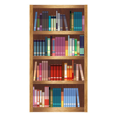 本が入った本棚