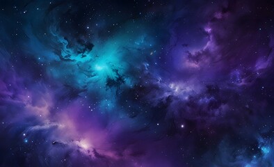 Fototapeta premium Cosmic Symphony - Generative AI