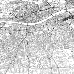 Fototapeta premium 3D illustration of city and urban in Frankfurt Germany