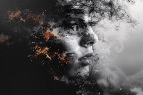 An illustration representing borderline personality disorder, depicting emotional instability, fear of abandonment, and impulsive behavior. It seeks to raise awareness and understanding of this...