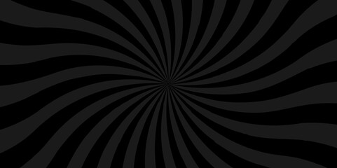 	
Vector Abstract black and gray sun rays sunburst backdrop background. seamless retro vintage burst sunrise sunbeam element spiral striped illustration sunray template wallpaper design.