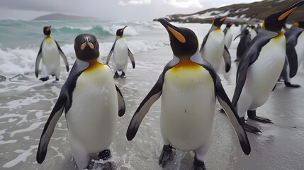 Obraz premium Neuseeland Oamaru Pinguin Strand. 