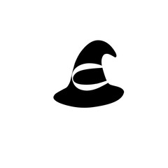 halloween witch hat icon