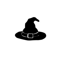 Fototapeta premium halloween witch hat icon