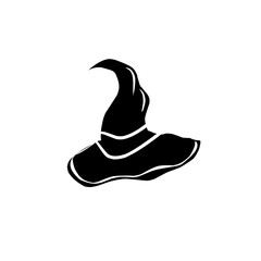 halloween witch hat icon