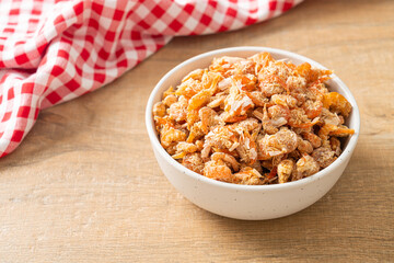 dried shrimps or dried salted prawn