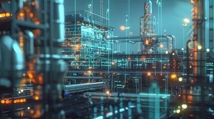 An industrial facility using 5Gpowered IoT devices to track inventory levels and adjust production schedules accordingly.