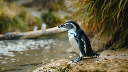 Obraz premium Neuseeland Oamaru Pinguin Strand. 